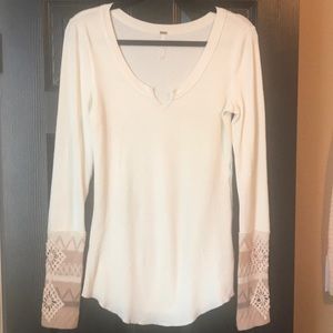 Free People cream thermal